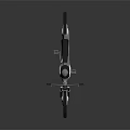 Modern Futuristic Bicycle Design With Large Wheels And Minimalist Frame