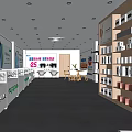 Modern Mobile Phone Store Digital Store Mobile Phone Accessories Store Digital Store Telecom Business Hall Nakajima Display Desk 3d model