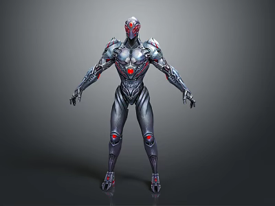 Modern Warrior Science Fiction Warrior Future Warrior Super Soldier Super Soldier 3d model