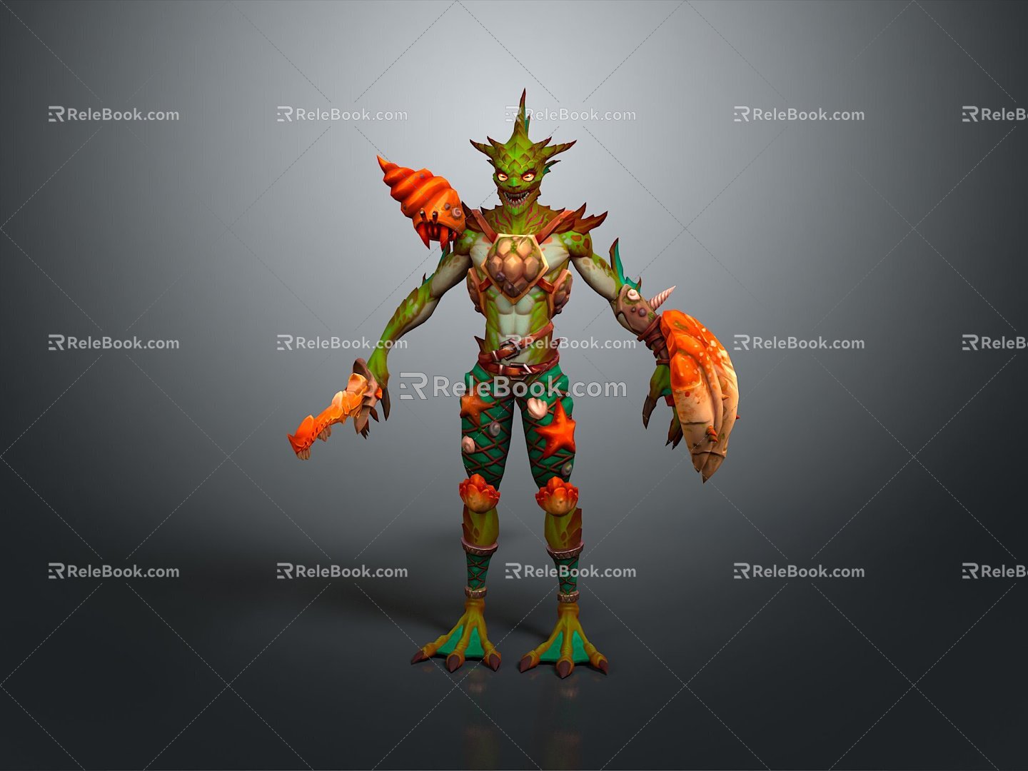 Monster Monster Monster Monster Monster Warrior Alien Monster Alien Monster 3d model