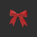 Elegant Red Bow Jewelry Ornament Decoration Set for Home Decor