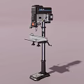 Heavy Duty Industrial Drill Press With Stand Worktable And Control Panel