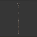 Metal Industrial Equipment With Vertical Rod Two Pronged Top And Stable Base For Support
