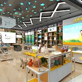 Trendy Digital Lifestyle Products Retail Store With Display Shelves And Product Displays