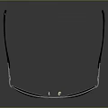 Stylish Aviator Sunglasses With Silver Frame And Black Lenses Fashion Accessory