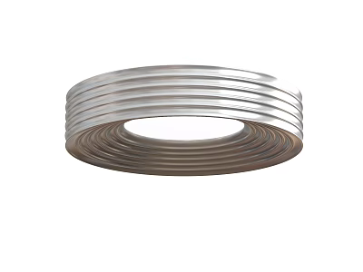 Modern Ceiling Lamp Round Metal 3d model
