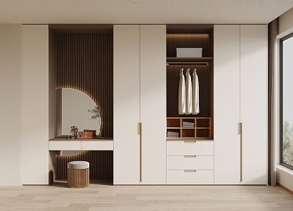 Modern minimalist wardrobe 3d model