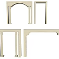 Various Classical Door Arch Designs With Decorative Columns And Ornate Frames