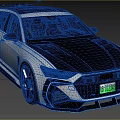 Audi RS6Debugged car 3d model