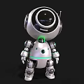 Cute robot science fiction robot cartoon robot intelligent robot small robot 3d model