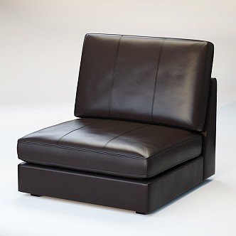 Single sofa 3d model