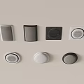 ceiling sound ceiling sound speaker horn 3d model