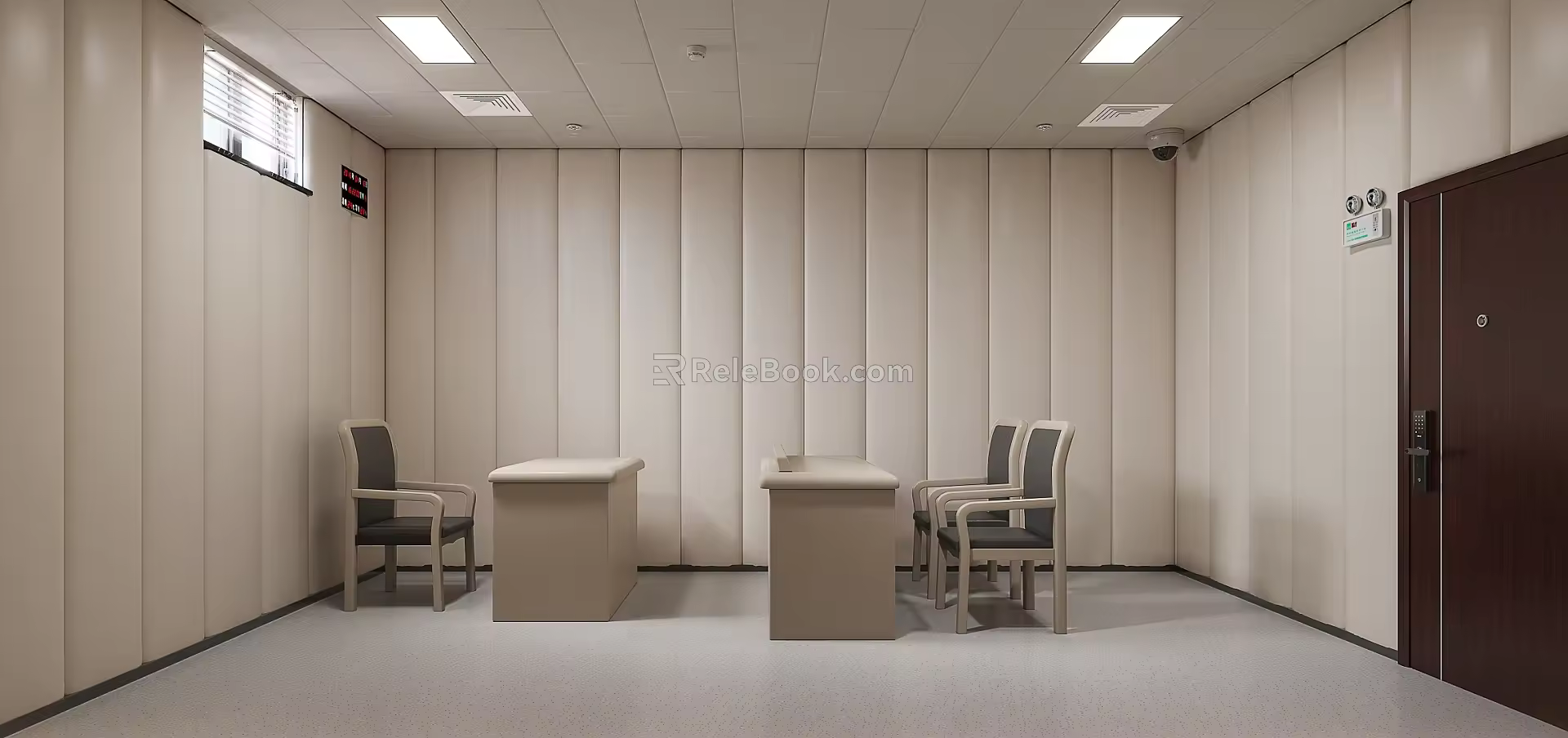 Conversation Room Conversation Room Interrogation Room 3d model