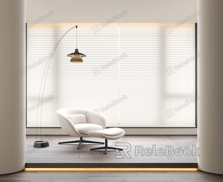 Modern venetian blinds curtain draw curtain model