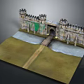 Monuments Sites Sites Sites Ruins Castle Fortress Ancient Castle Ancient Ruins Realistic 3d model