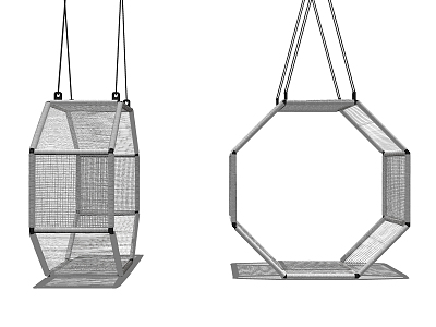 Modern Swing Chair Outdoor Rattan Swing Rocking Chair model