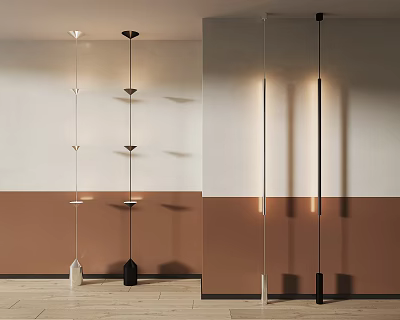 Modern decorative lights aisle decorative lights 3d model