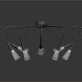 Chandelier Ceiling Lamp Living Room Chandelier Iron Chandelier Lighting Lamps Lighting Fixtures Furniture Furniture 3d model