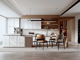 Modern Restaurant 3d model