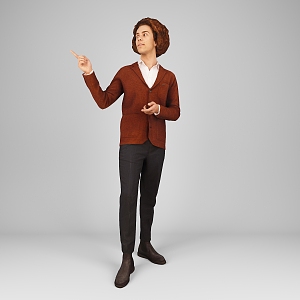 modern man 3d model