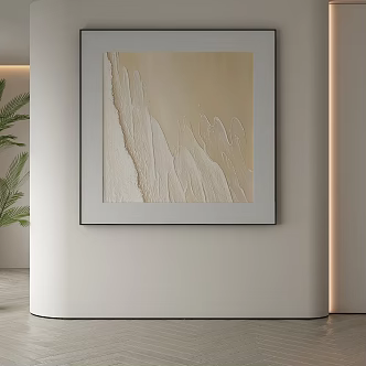 modern decorative painting 3d model