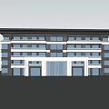 multi-storey residential design 3d model