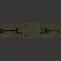 Robust Green Train Bogie With Metal Structure And Heavy Duty Wheels