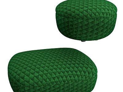 Moooi sofa stool low stool 3d model