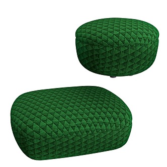 Moooi sofa stool low stool 3d model