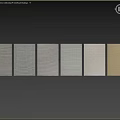 Modern Square Rug With Linear Design Striped Pattern In Neutral Tones Gray Beige Yellow