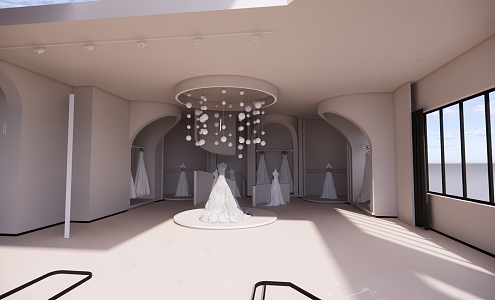 Bridal Shop 3d model