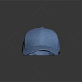 Light Blue Baseball Cap With Mesh Material Simple Design For Casual Comfortable Wear 3d model