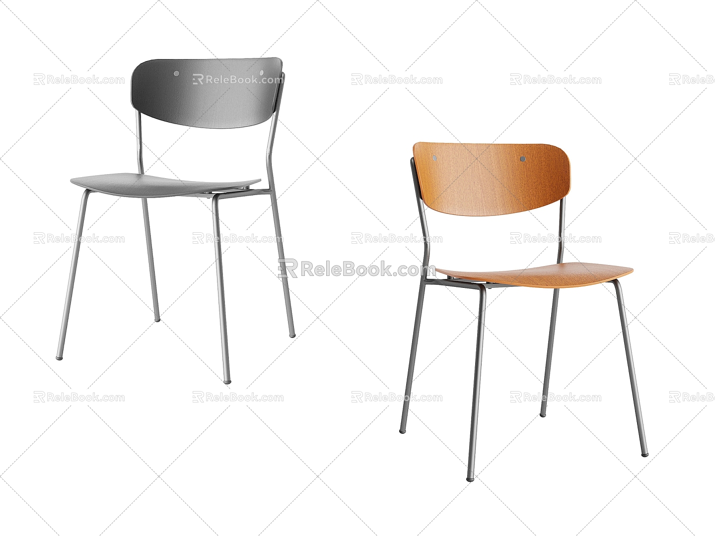 Nordic Minimalist Chair Chair Minimalist Chair Casual Chair 3d model