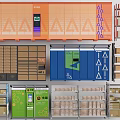 Express Rack Express Rack Cainiao Post Storage Rack 3d model