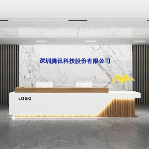 Cashier desk, bar desk, reception desk 3d model