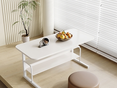 Modern Desk Computer Desk Office Desk 3d model