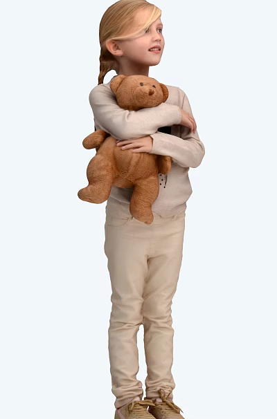 The Modern Little Girl 3d model