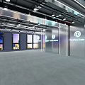 Proshop Dash Modern Fitness Retail Space With Large Windows And Lighting Design