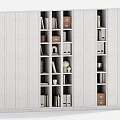 Bookcase High Cabinet Decorative Cabinet 3d model