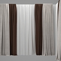 Modern Curtains 3d model