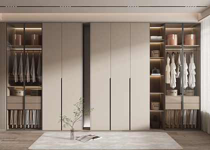 Modern wardrobe 3d model