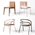 Stylish Modern Accent Leisure Chairs With Various Metal Frames Different Seat Designs And Comfortable Cushions