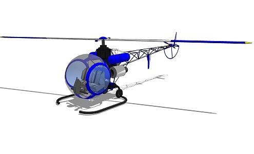 Helicopter 3d model