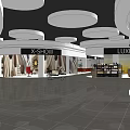 Spacious Shopping Mall Hall Featuring X SHOW LUXE A Exhibition Areas and Circular Ceiling Lights
