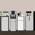 Modern Daily Use Water Dispensers With Various Styles And Colors On