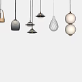 Modern chandelier 3d model