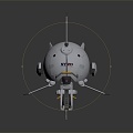 Modern Spaceship Spacecraft Spacecraft 3d model