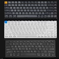 Modern Slim Computer Keyboards In Three Different Colors And Compact Design