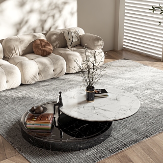 Style coffee table 3d model