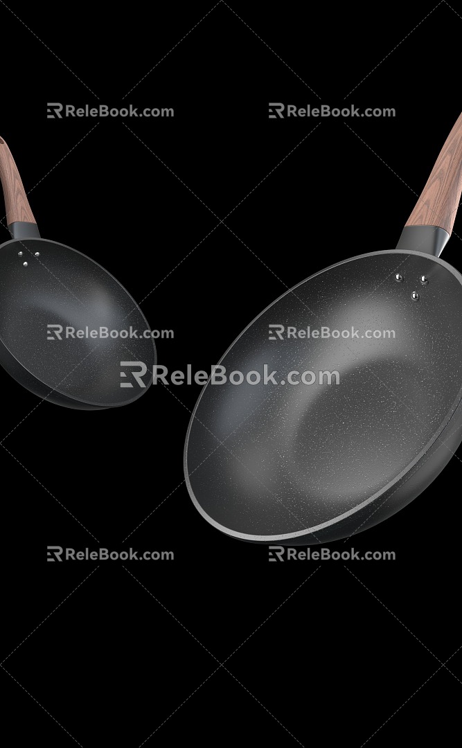 Wok Kitchen Wok 3d model